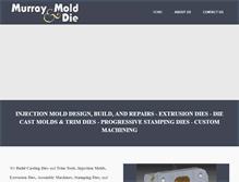 Tablet Screenshot of murraymold.com